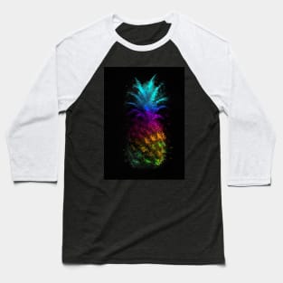 Rainbow Pineapple Baseball T-Shirt